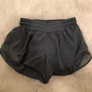 Green lululemon shorts